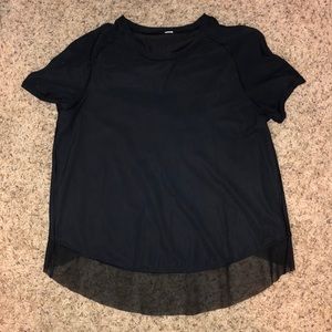 Black lululemon short sleeve shirt